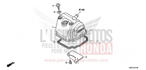 COUVERCLE DE CULASSE CRF150RBJ de 2018